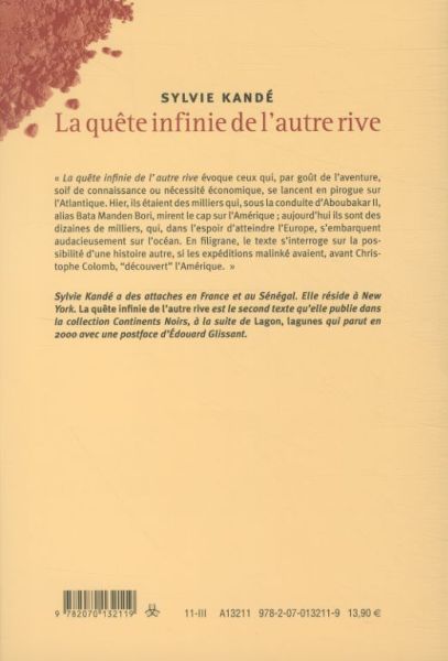 Produktbild: La qu&ecirc;te infinie de l'autre rive : &eacute;pop&eacute;e en trois chants