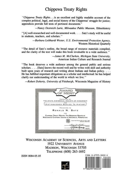 Produktbild: Chippewa Treaty Rights