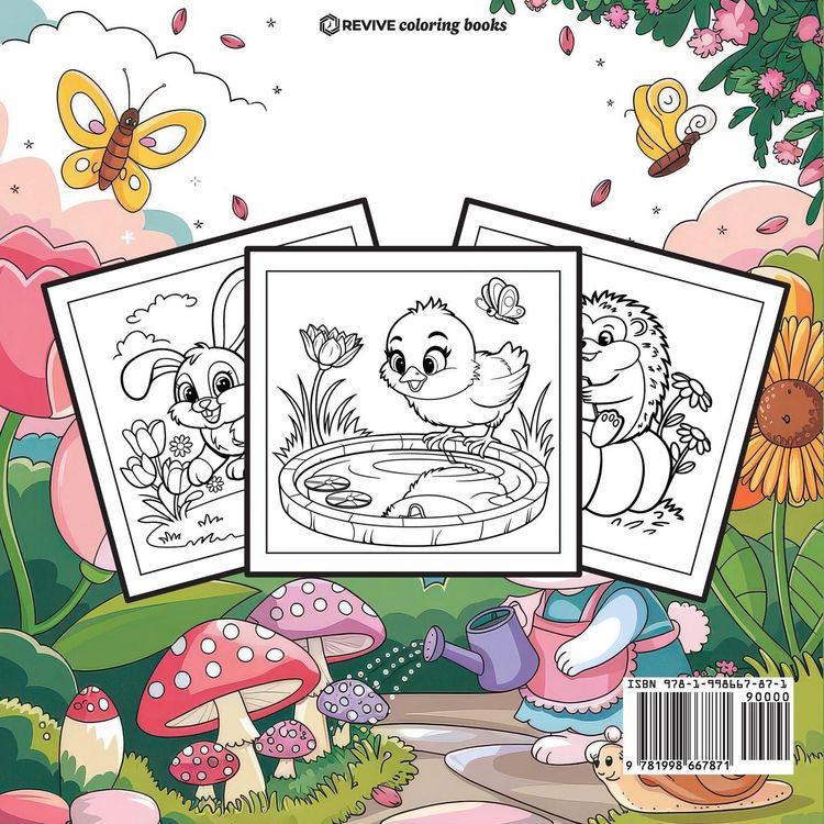 Produktbild: Bold & Easy Little Garden Coloring Book