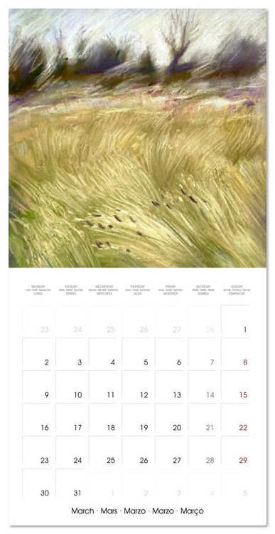 Produktbild: Impressions pastel (Calendrier mural carr&eacute; 2026 30x30 cm) Calendrier double avec une page pour vos prises de notes