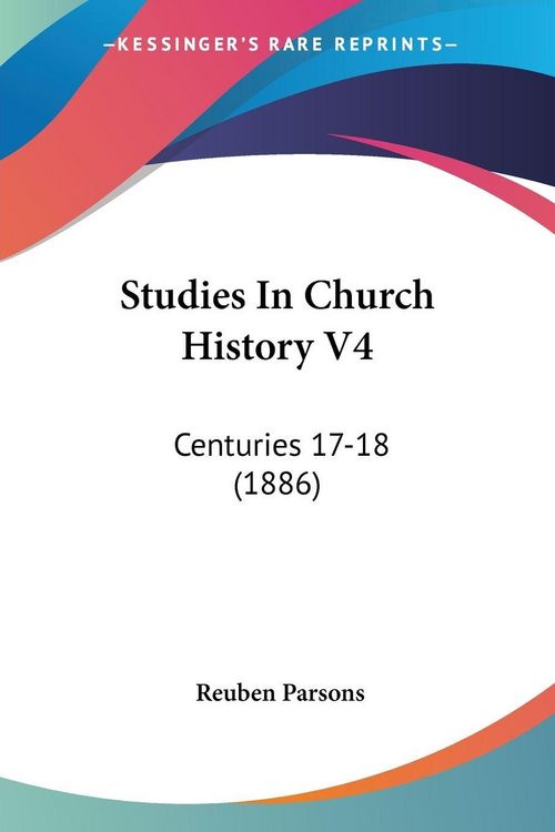 Produktbild: Studies In Church History V4