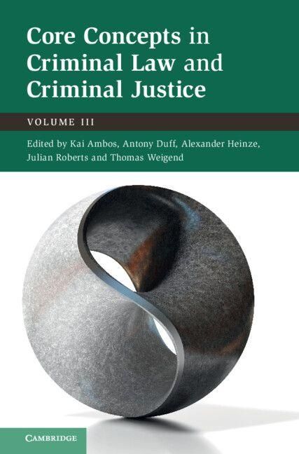 Produktbild: Core Concepts in Criminal Law and Criminal Justice