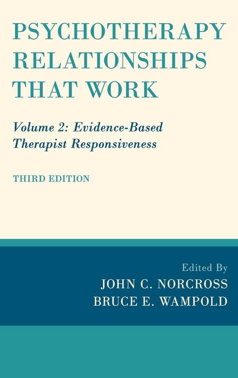 Produktbild: Psychotherapy Relationships that Work