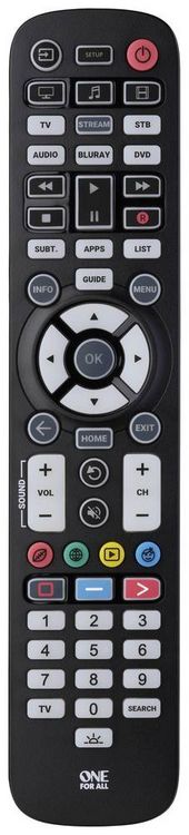 Produktbild: One For All URC 3661 Universal Fernbedienung Schwarz
