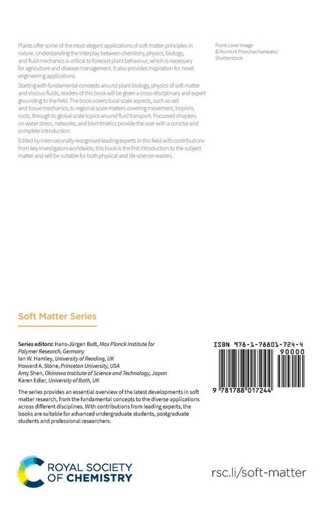 Produktbild: Soft Matter in Plants