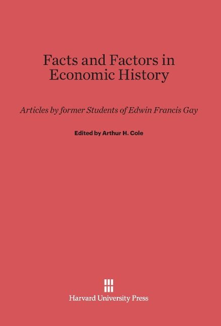 Produktbild: Facts and Factors in Economic History