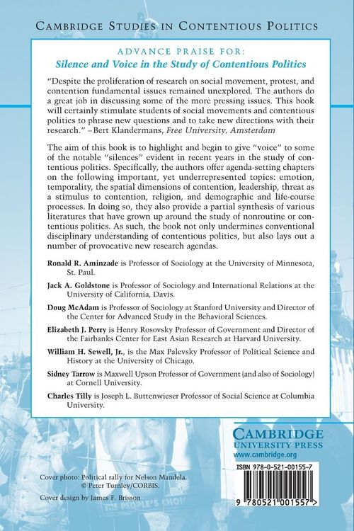 Produktbild: Silence and Voice in the Study of Contentious Politics
