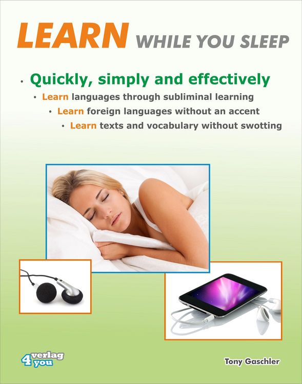 Produktbild: Learn while you sleep. Quickly, simply and effectively.