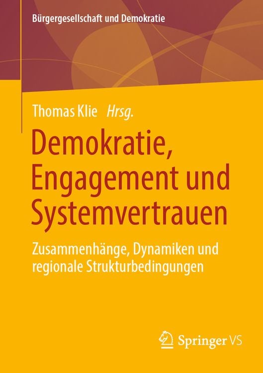 Produktbild: Demokratie, Engagement und Systemvertrauen