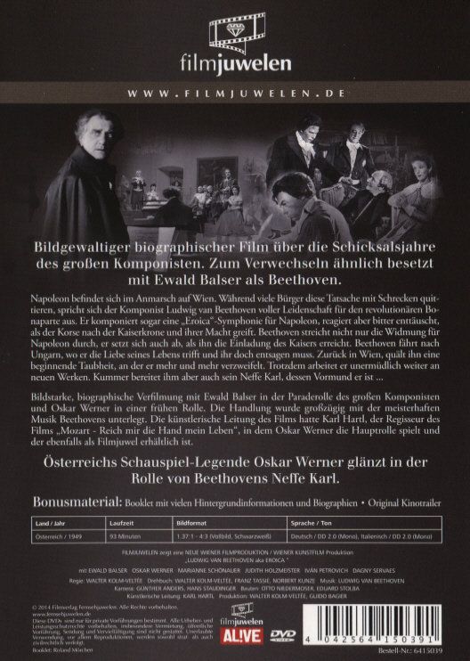 Produktbild: Ludwig van Beethoven - Eine deutsche Legende - Filmjuwelen