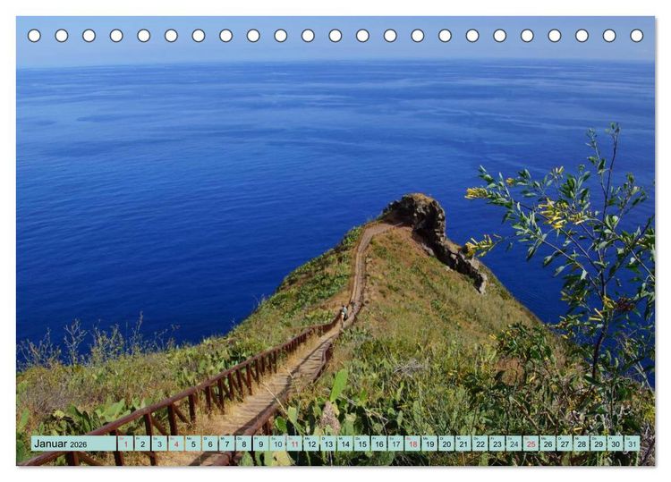 Produktbild: Die Insel Madeira (Tischkalender 2026 DIN A5 quer), CALVENDO Monatskalender