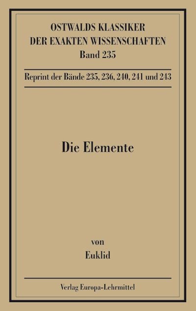 Produktbild: Die Elemente (Euklid)