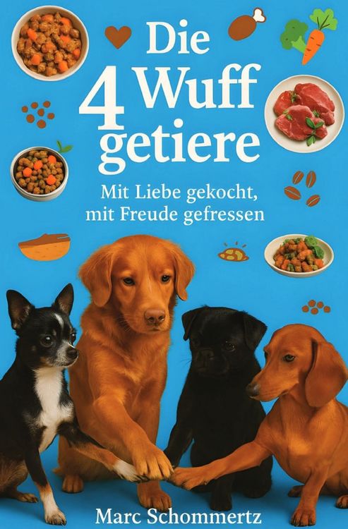 Produktbild: Die 4 Wuffgetiere - Mit Liebe gekocht, mit Freude gefressen