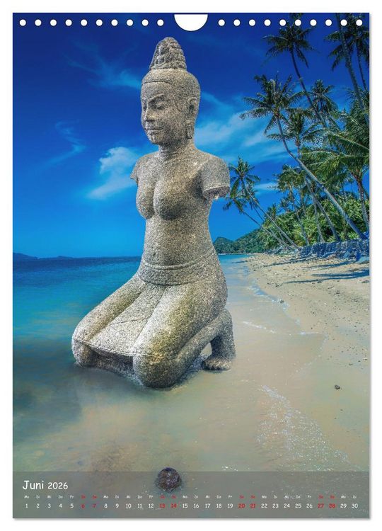 Produktbild: Kraft mit Buddha (Wandkalender 2026 DIN A4 hoch), CALVENDO Monatskalender
