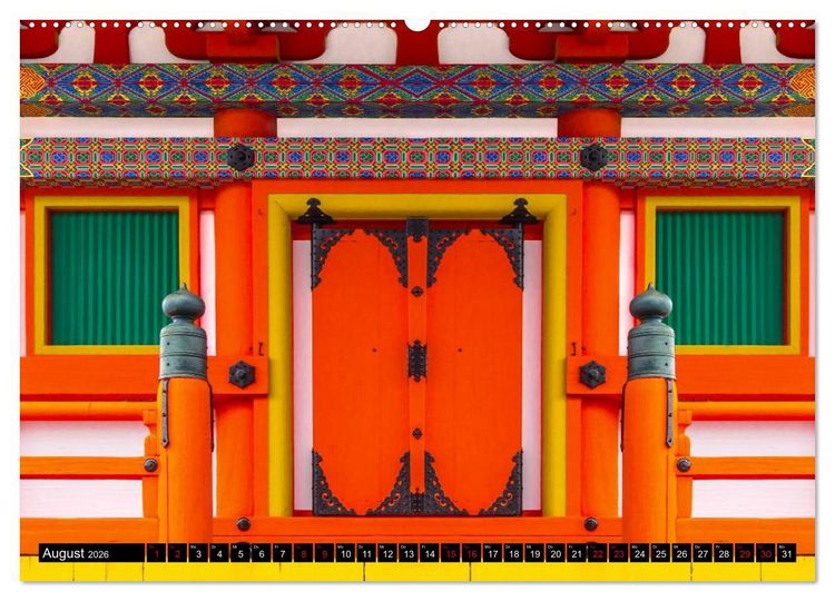 Produktbild: Kyotos Tempel - Bilder aus Japan (hochwertiger Premium Wandkalender 2026 DIN A2 quer), Kunstdruck in Hochglanz