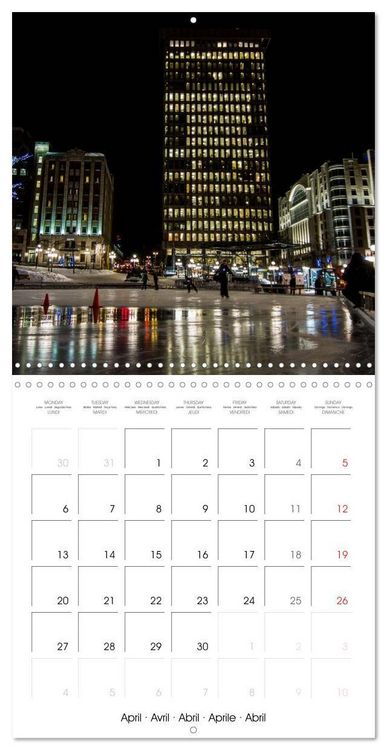 Produktbild: Qu&eacute;bec (Calendrier mural carr&eacute; 2026 30x30 cm) Calendrier double avec une page pour vos prises de notes