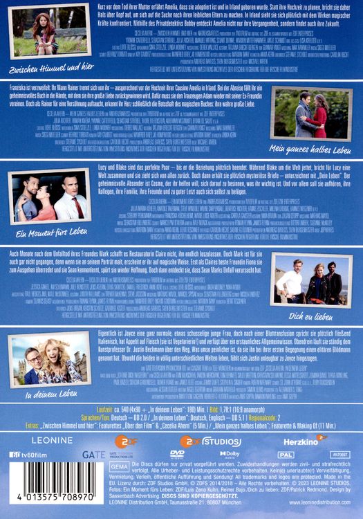 Produktbild: Cecelia Ahern - Liebe das Leben - Collection [5 DVDs]