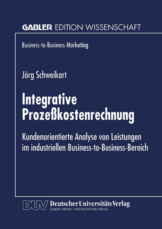 Produktbild: Integrative Proze&szlig;kostenrechnung