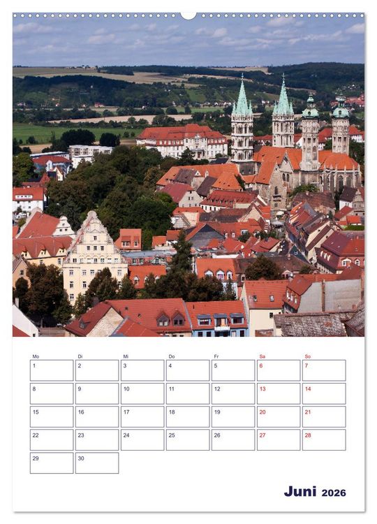 Produktbild: Welterbe Naumburg (Wandkalender 2026 DIN A2 hoch), CALVENDO Monatskalender