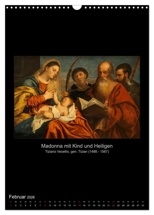 Produktbild: Jesus Christus - Das Leben Christi auf Gem&auml;lden der alten Meister (Wandkalender 2026 DIN A3 hoch), CALVENDO Monatskalender