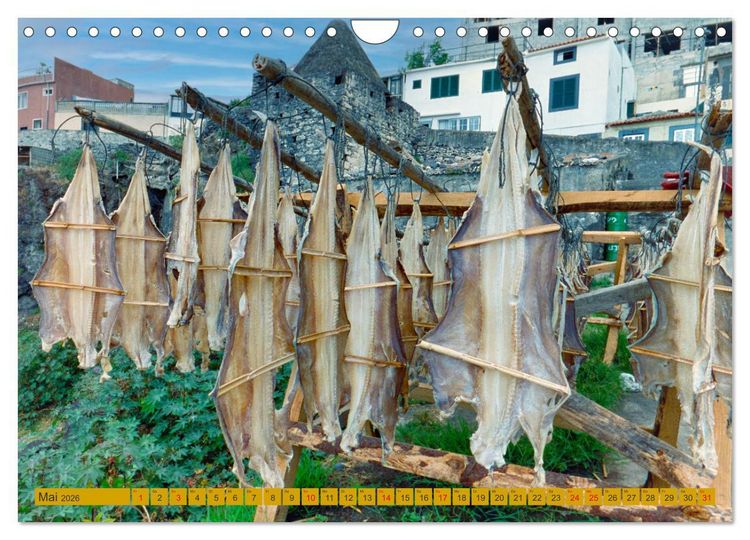 Produktbild: Madeira, Insel im ewigen Fr&uuml;hling (Wandkalender 2026 DIN A4 quer), CALVENDO Monatskalender