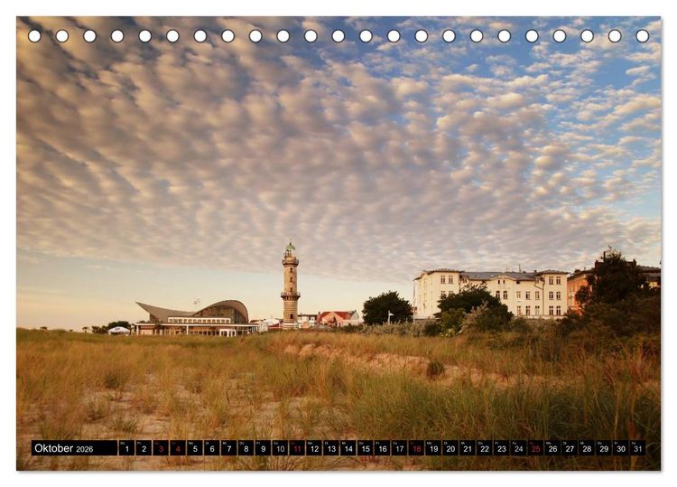 Produktbild: Urlaub in Warnem&uuml;nde (Tischkalender 2026 DIN A5 quer), CALVENDO Monatskalender