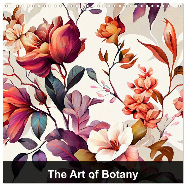 Produktbild: The Art of Botany (Wall Calendar 2026 12 &times; 12 Inch) CALVENDO 12 Month Wall Calendar