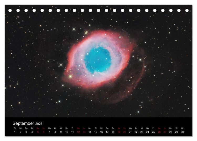 Produktbild: Beeindruckendes Universum (Tischkalender 2026 DIN A5 quer), CALVENDO Monatskalender