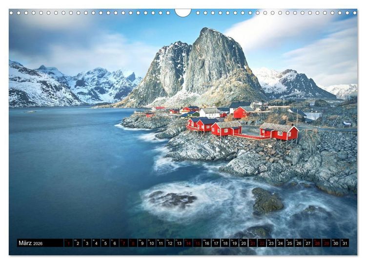 Produktbild: Lofoten Inselzauber (Wandkalender 2026 DIN A3 quer), CALVENDO Monatskalender