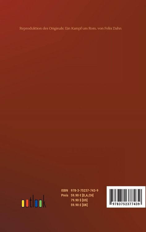 Produktbild: Ein Kampf um Rom.