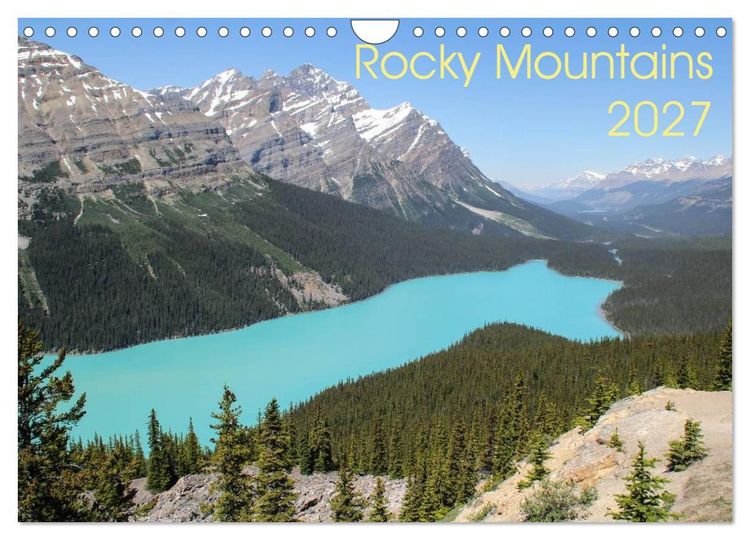 Produktbild: Rocky Mountains 2027 (Wandkalender 2027 DIN A4 quer), CALVENDO Monatskalender
