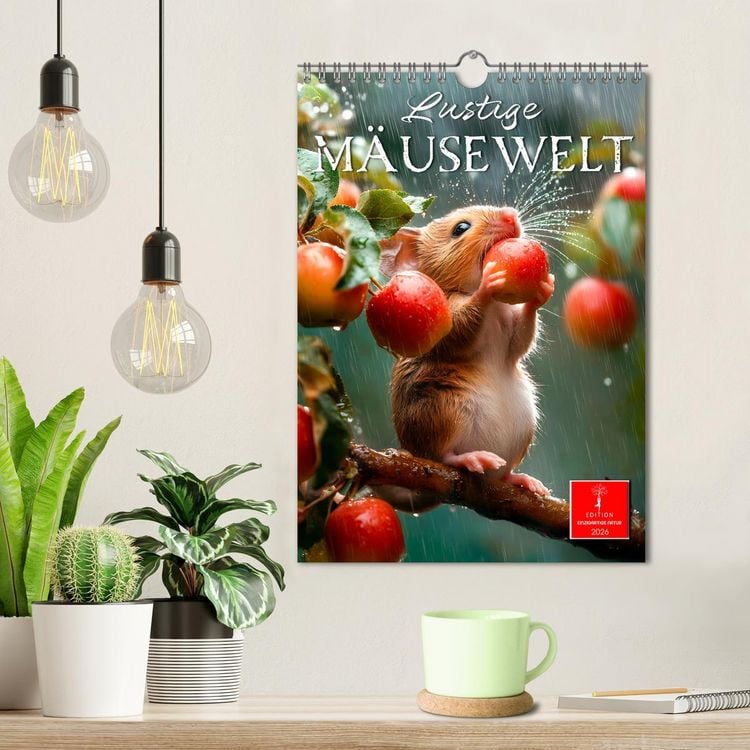 Produktbild: Lustige M&auml;usewelt (Wandkalender 2026 DIN A4 hoch), CALVENDO Monatskalender