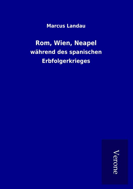 Produktbild: Rom, Wien, Neapel