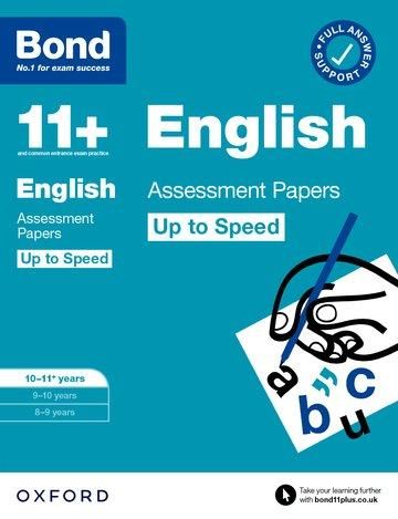 Produktbild: Bond 11+ English Up to Speed Assessment Papers with Answer Support 10-11 years: Ready for the 2026 exam (for GL Assessment & other 11 plus exams)