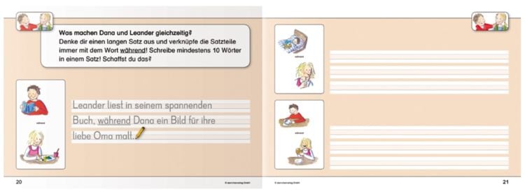 Produktbild: Ich kann Sätze schreiben Teil 1 und 2 im Set - Schülerarbeitshefte für die 1. und 2. Klasse