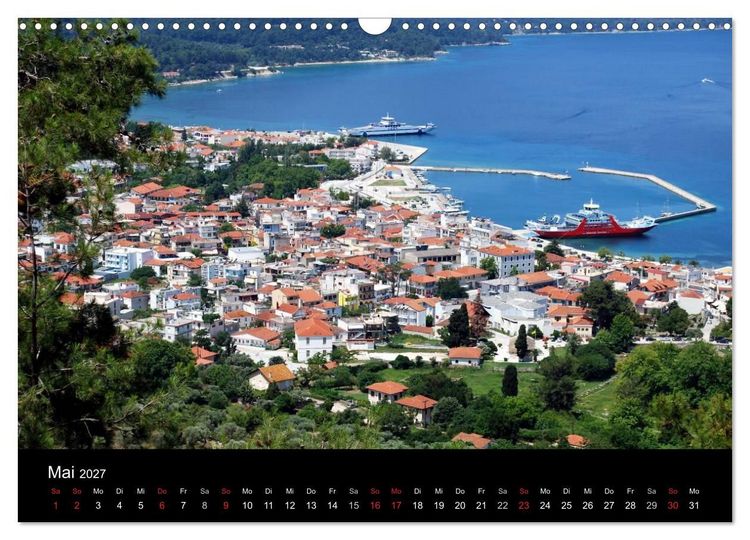 Produktbild: Griechenland - Insel Thassos (Wandkalender 2027 DIN A3 quer), CALVENDO Monatskalender