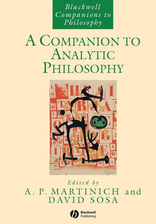 Produktbild: A Companion to Analytic Philosophy