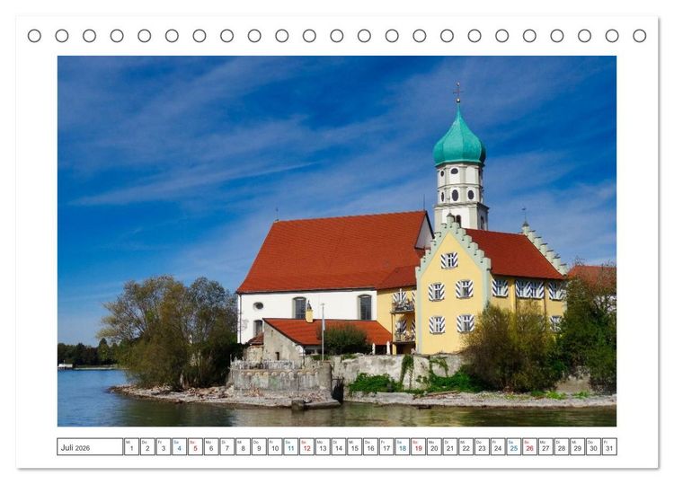 Produktbild: Willkommen im L&auml;ndle (Tischkalender 2026 DIN A5 quer), CALVENDO Monatskalender