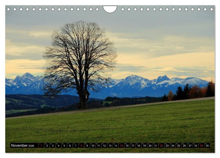 Produktbild: DIE ALPEN - Weitblicke (Wandkalender 2026 DIN A4 quer), CALVENDO Monatskalender