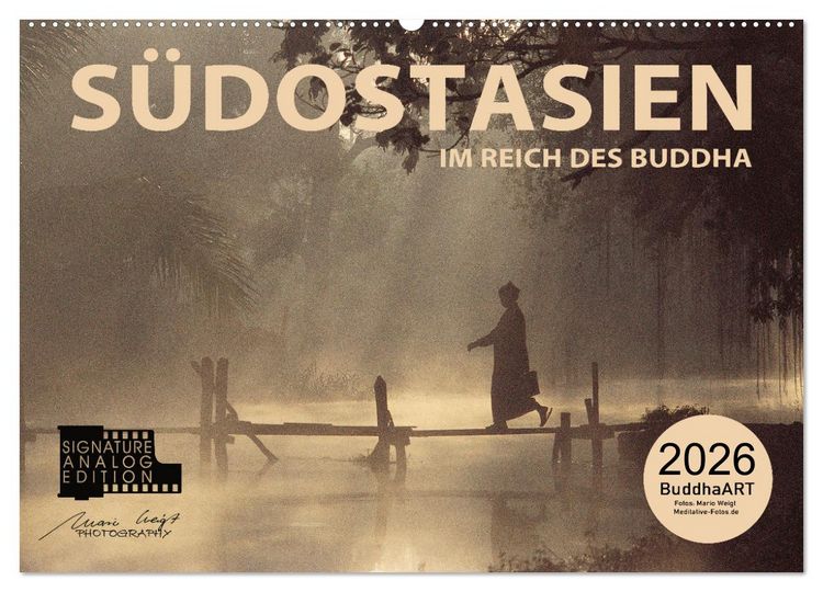 Produktbild: S&Uuml;DOSTASIEN Im Reich des Buddha (Wandkalender 2026 DIN A2 quer), CALVENDO Monatskalender