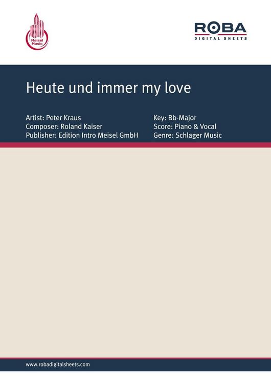 Produktbild: Heute und immer my love
