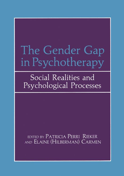 Produktbild: The Gender Gap in Psychotherapy