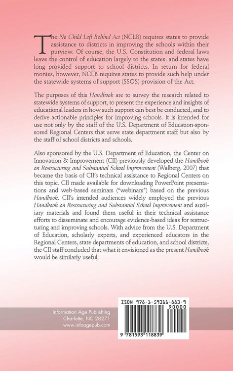Produktbild: Handbook on Statewide Systems of Support (Hc)