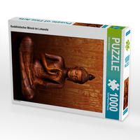 Produktbild: CALVENDO Puzzle Buddhistischer M&ouml;nch im Lotussitz 1000 Teile Lege-Gr&ouml;&szlig;e 48 x 64 cm Foto-Puzzle Bild von Bernd Maertens