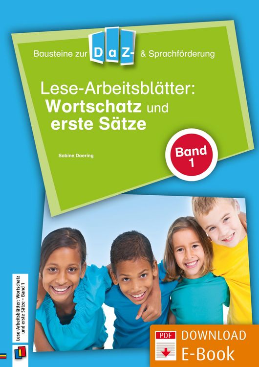Produktbild: Lese-Arbeitsbl&auml;tter: Wortschatz und erste S&auml;tze - Band 1