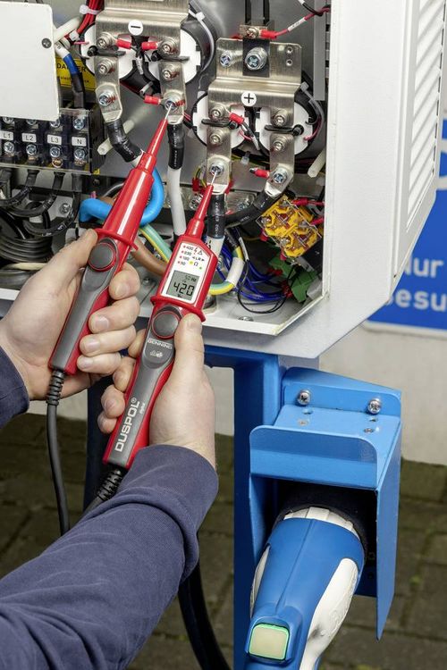 Produktbild: Benning DUSPOL digital SET Phasen- und Drehfeldpr&uuml;fer
