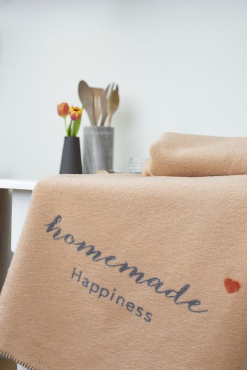 Produktbild: Wohndecke "homemade happiness" kork