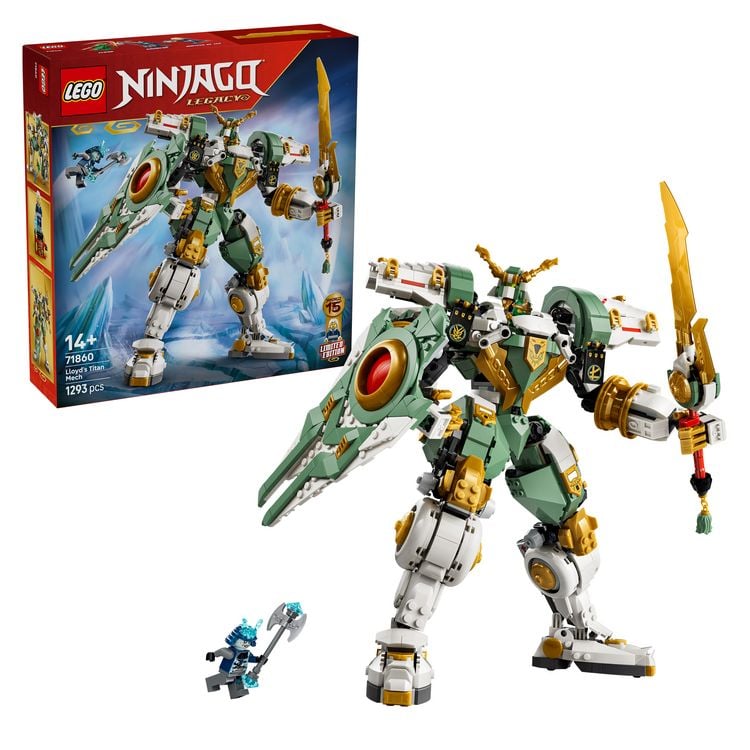 Produktbild: LEGO NINJAGO 71860 15-j&auml;hriges Jubil&auml;um: Lloyds Titan-Mech, Spielzeug
