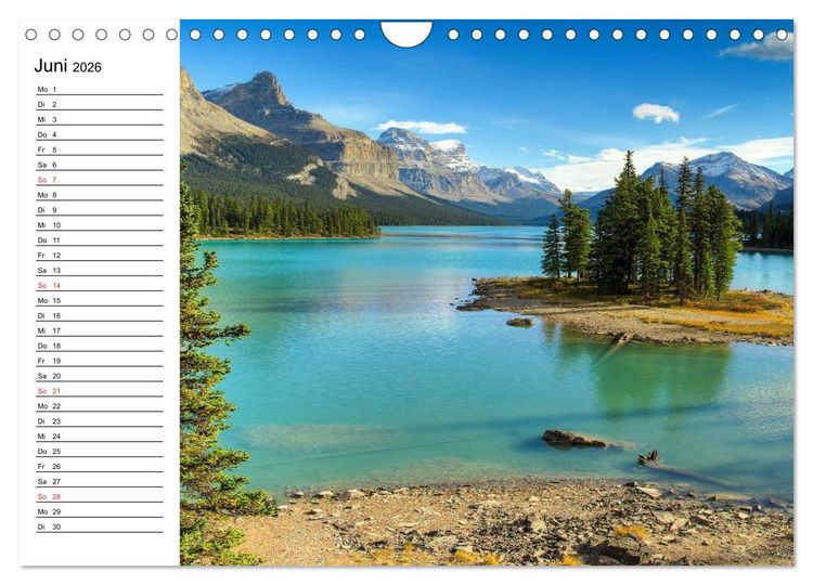 Produktbild: Alaska und Kanada (Wandkalender 2026 DIN A4 quer), CALVENDO Monatskalender