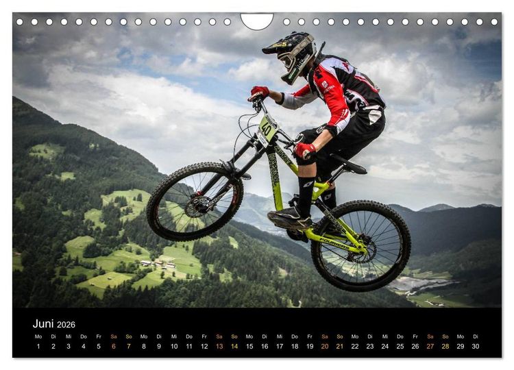 Produktbild: Downhill Racing 2026 (Wandkalender 2026 DIN A4 quer), CALVENDO Monatskalender